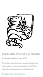 Mobile Screenshot of clemsonframeshop.com